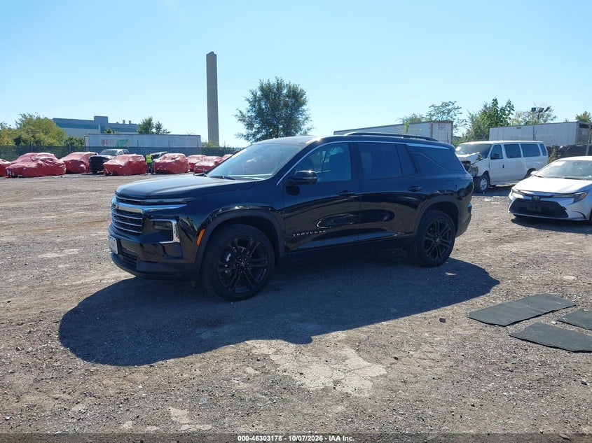 Vin: 1gnergks7tj318111, lot: 46803377, chevrolet traverse fwd lt 20262