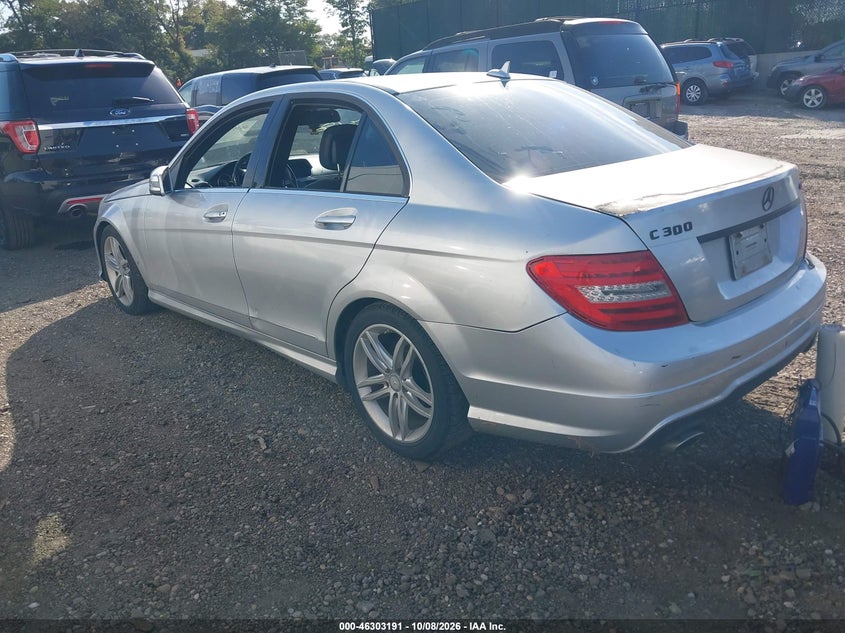 Vin: wddgf8bb8ca653951, lot: 46803390, mercedes-benz c 300 sport 4matic 20123