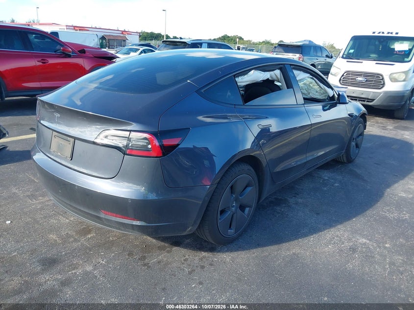 Vin: 5yj3e1ea2nf331516, lot: 46803463, tesla model 3 rear-wheel drive 20224