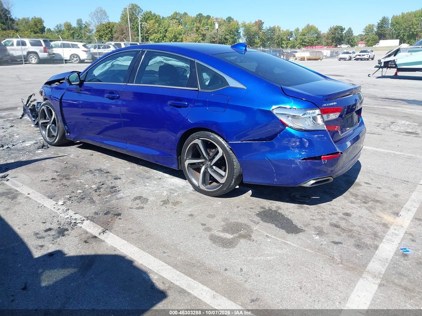 Vin: 1hgcv2f31ja021500, lot: 46803487, honda accord sport 2.0t 20183