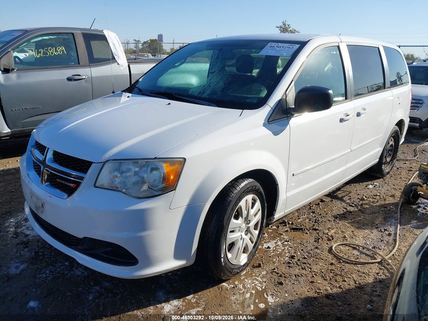 Vin: 2c4rdgbg5er194360, lot: 46803491, dodge grand caravan se 20142