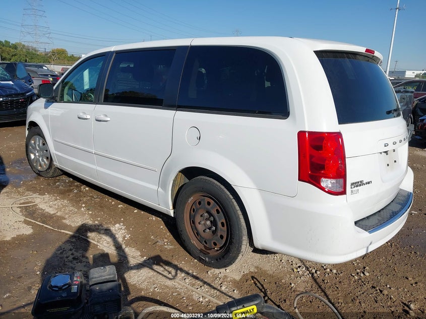 Vin: 2c4rdgbg5er194360, lot: 46803491, dodge grand caravan se 20143