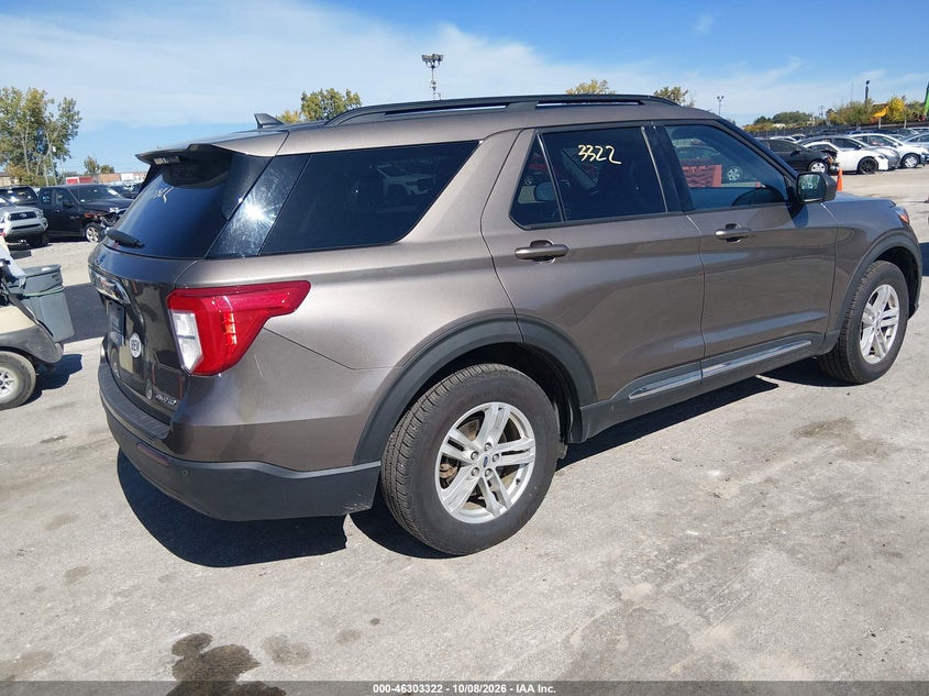 Vin: 1fmsk8dh0mgb77321, lot: 46803521, ford explorer xlt 20214