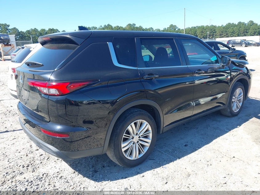 Vin: ja4j3ta8xpz009516, lot: 46803528, mitsubishi outlander es 2.5 2wd 20234