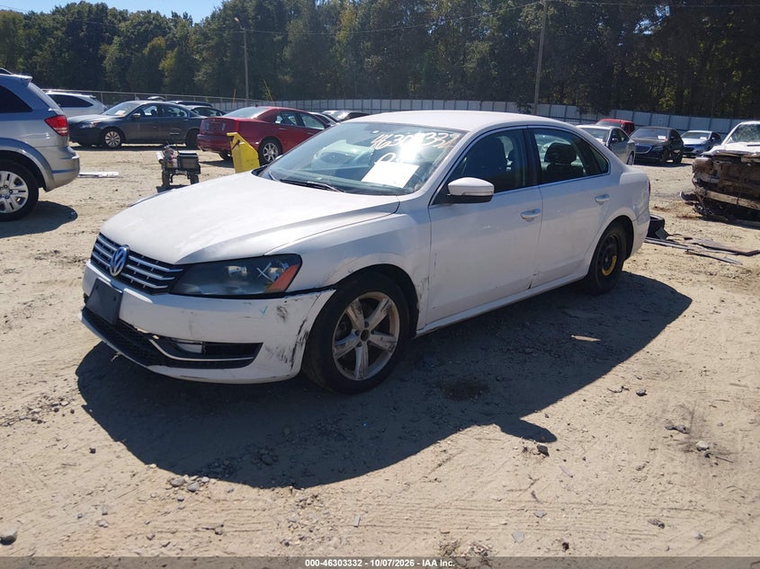 Vin: 1vwbp7a38dc013683, lot: 46803531, volkswagen passat 2.5l se 20132