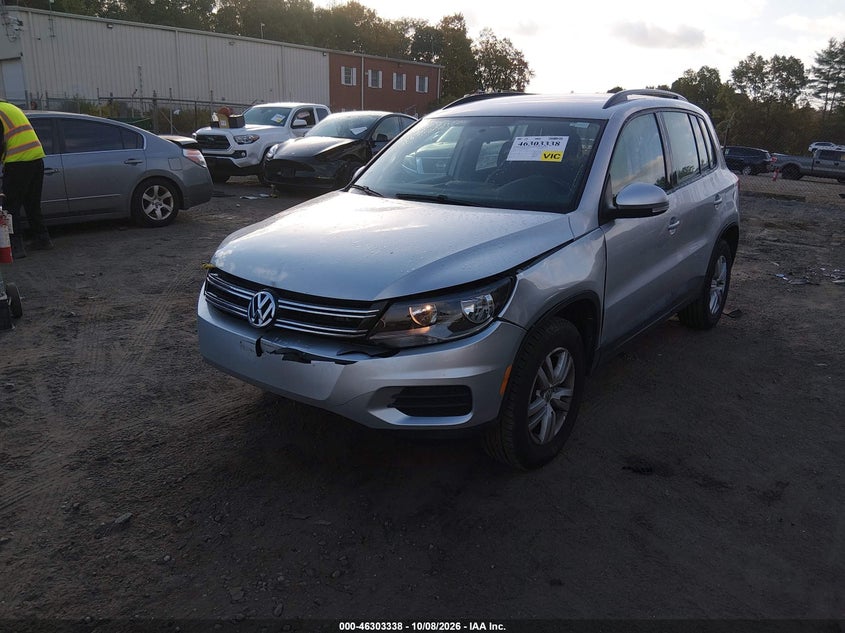 Vin: wvgav7ax7fw612174, lot: 46803537, volkswagen tiguan s 20152