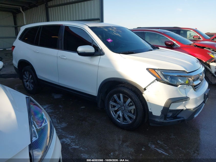 Vin: 5fnyf6h35lb006207, lot: 46803565, honda pilot awd ex 20201