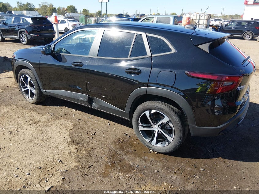 Vin: kl77lgep7sc095563, lot: 46803566, chevrolet trax fwd 1rs 20253