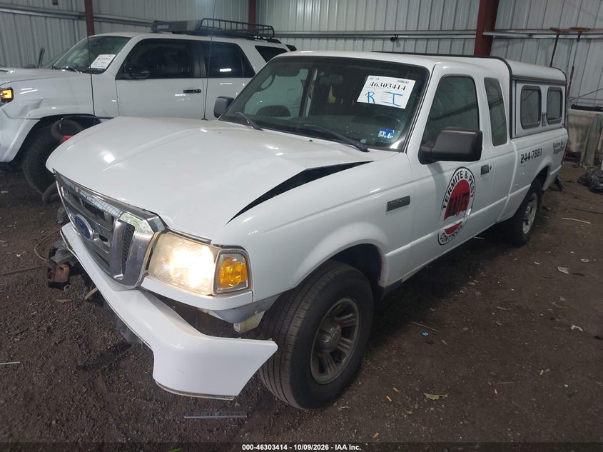 2010 Ford Ranger Sport/Xlt, Front & Rear, IAAI, VIN 1FTKR4EE4APA69101 — photo 2