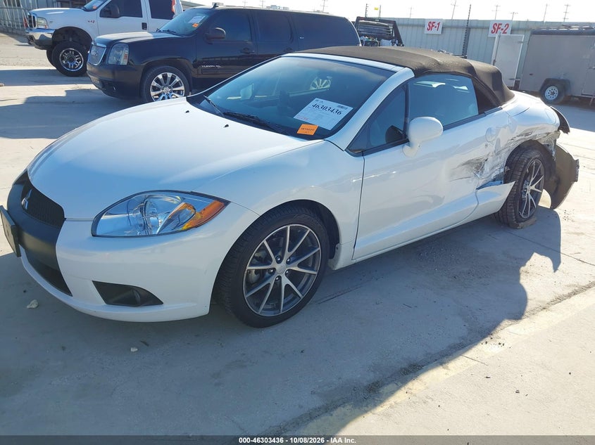 Vin: 4a37l2ef7ce002041, lot: 46803635, mitsubishi eclipse spyder gs sport 20122