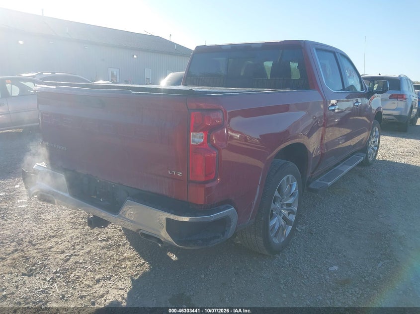 Vin: 1gcudgel9pz178528, lot: 46803641, chevrolet silverado 1500 4wd  short bed ltz 20234