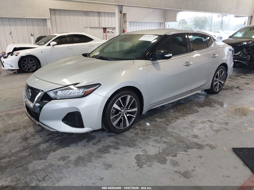 Vin: 1n4aa6cv6lc385178, lot: 46803655, nissan maxima sv xtronic cvt 20202