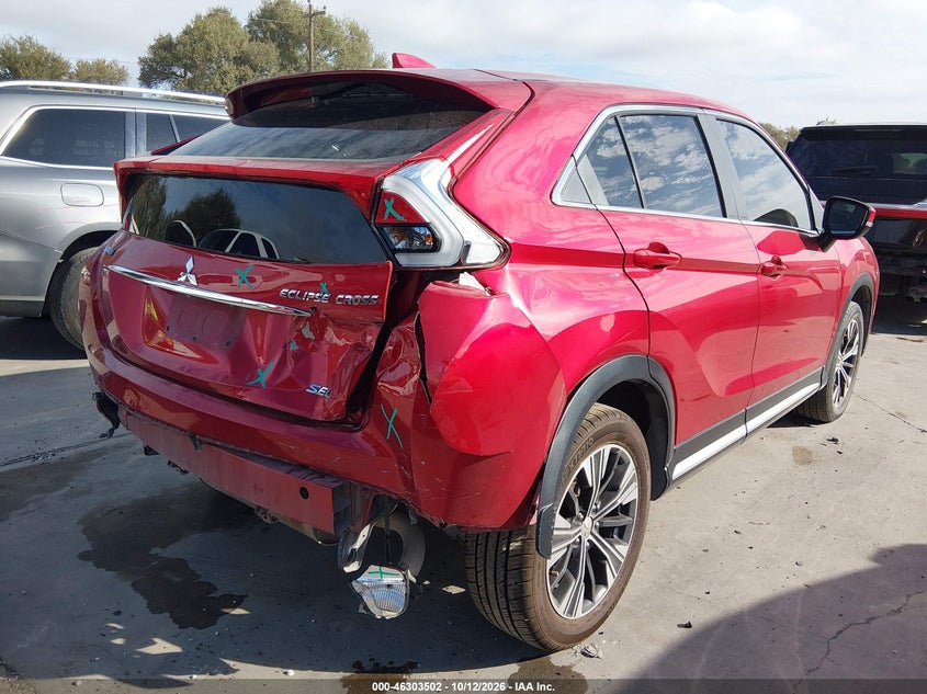 Vin: ja4at5aa4jz060175, lot: 46803701, mitsubishi eclipse cross sel 20184