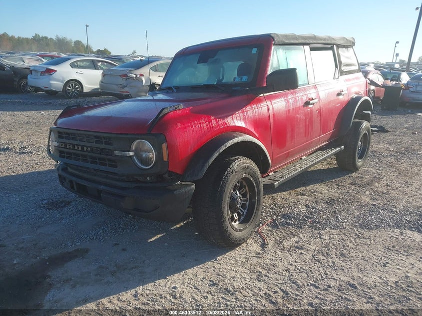 Vin: 1fmde5bh6mla74350, lot: 46803711, ford bronco 20212