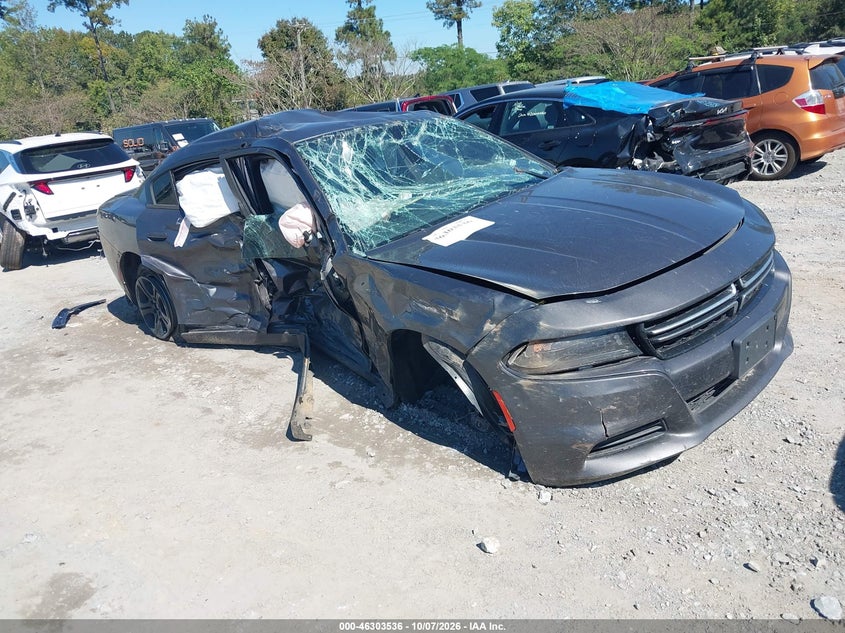 Vin: 2c3cdxbg4gh241008, lot: 46803735, dodge charger se 20161