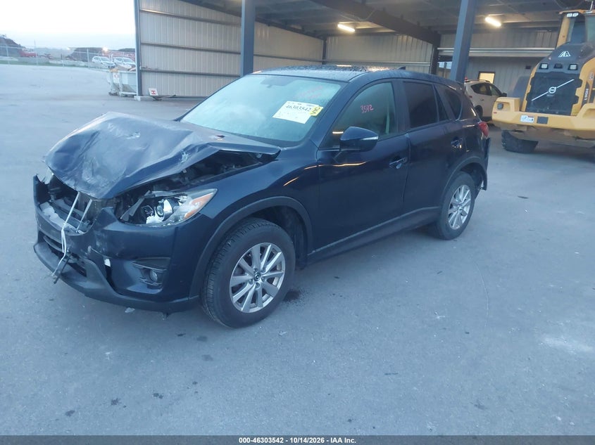 Vin: jm3ke4cy2g0777316, lot: 46803741, mazda cx-5 touring 20162