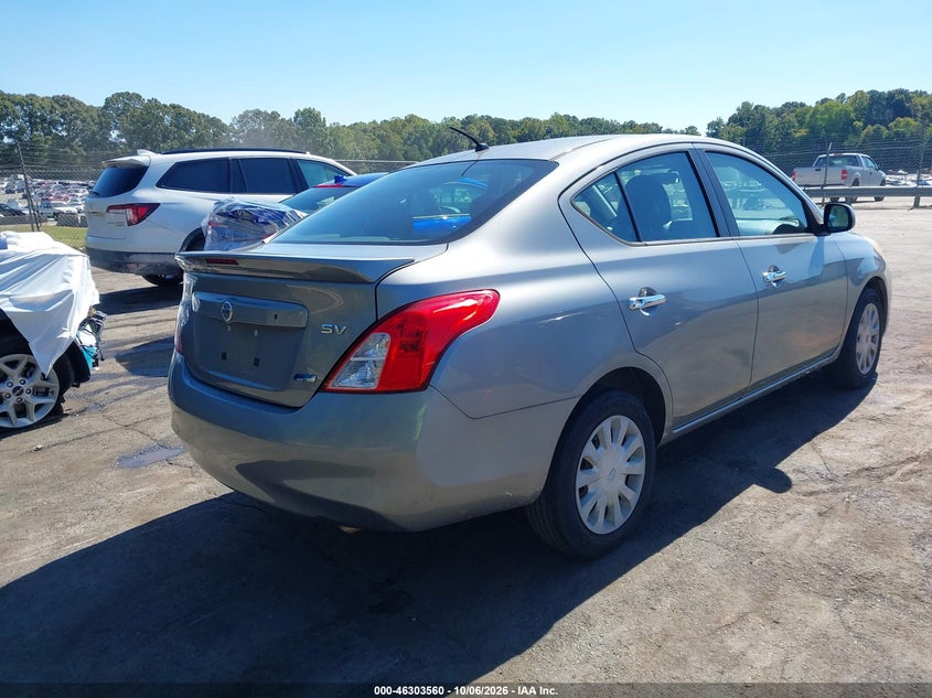 Vin: 3n1cn7apxdl894622, lot: 46803759, nissan versa 1.6 sv 20134
