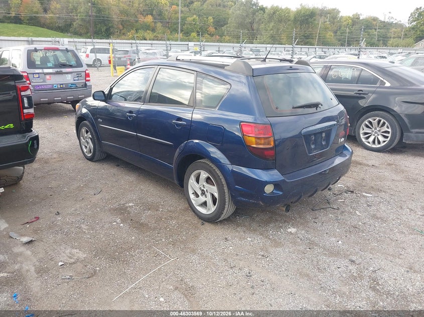 PONTIAC VIBE 2003 VIN 5Y2SL628X3Z455055