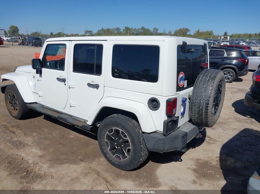 Vin: 1c4hjweg8dl627154, lot: 46803788, jeep wrangler unlimited sahara 20133