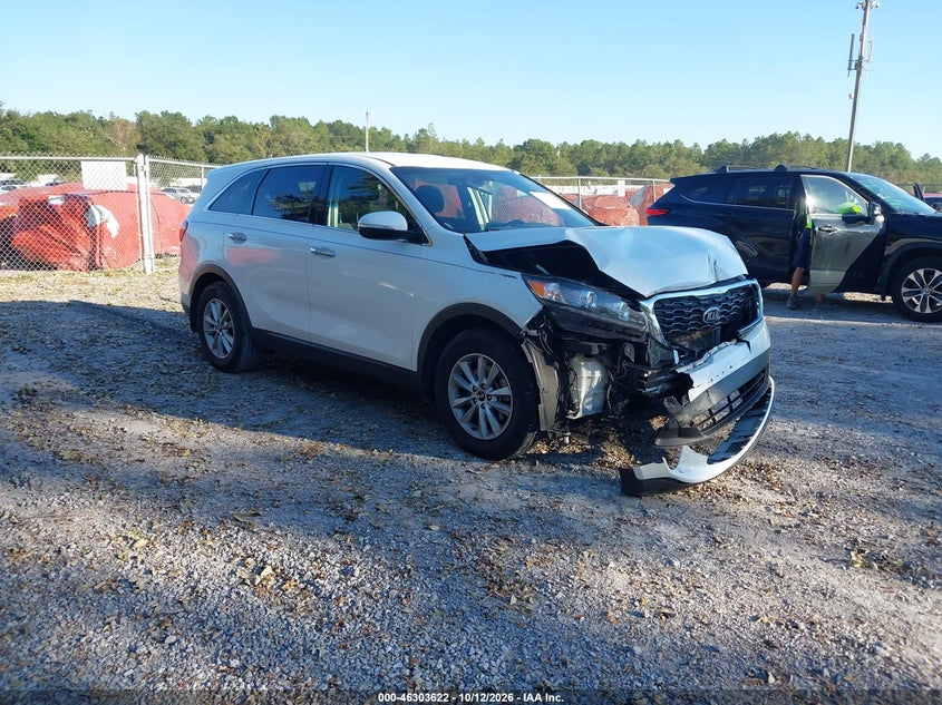 Vin: 5xypg4a52kg492751, lot: 46803821, kia sorento 3.3l lx 20191