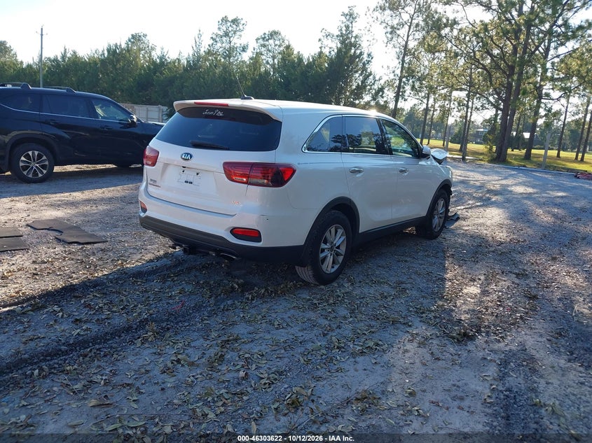 Vin: 5xypg4a52kg492751, lot: 46803821, kia sorento 3.3l lx 20194