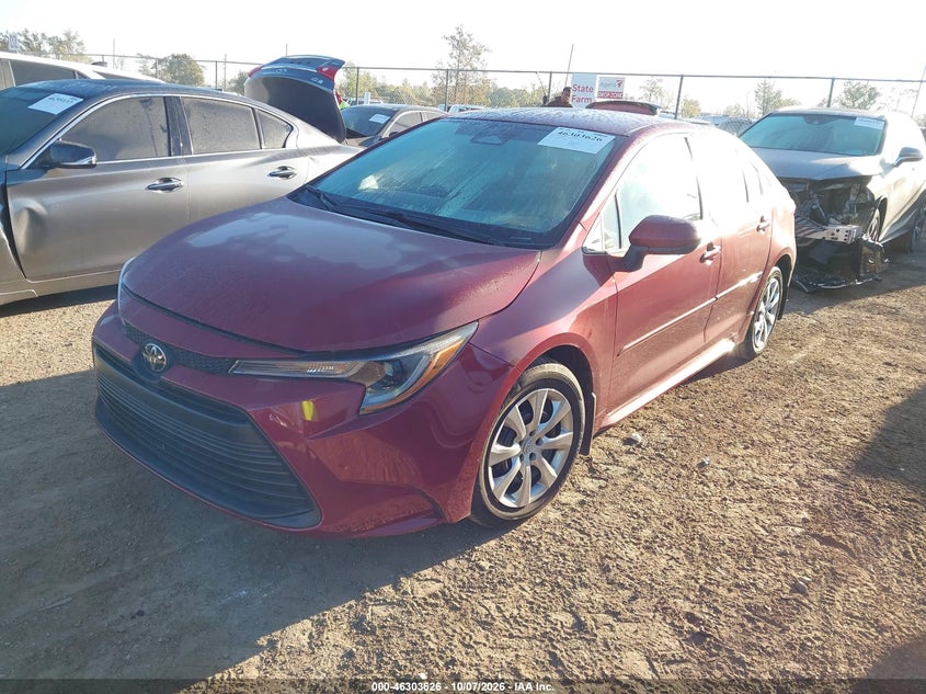 Vin: 5yfb4mde9sp273392, lot: 46803825, toyota corolla le 20252