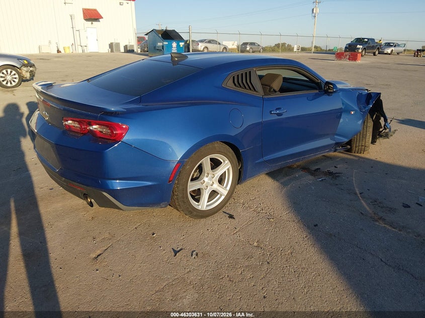 Vin: 1g1fa1rx5k0108266, lot: 46803830, chevrolet camaro 1lt 20194