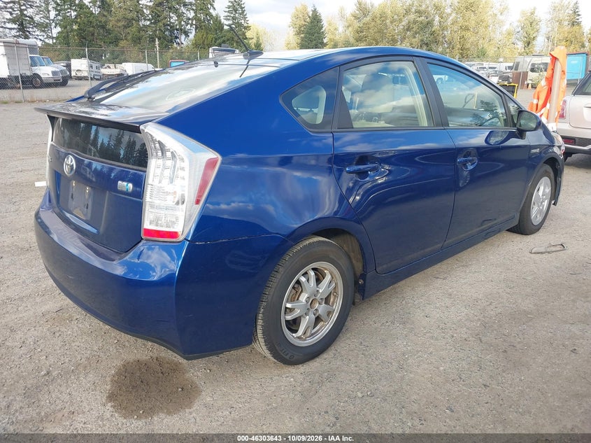 Vin: jtdkn3du8a0200960, lot: 46803842, toyota prius ii 20104
