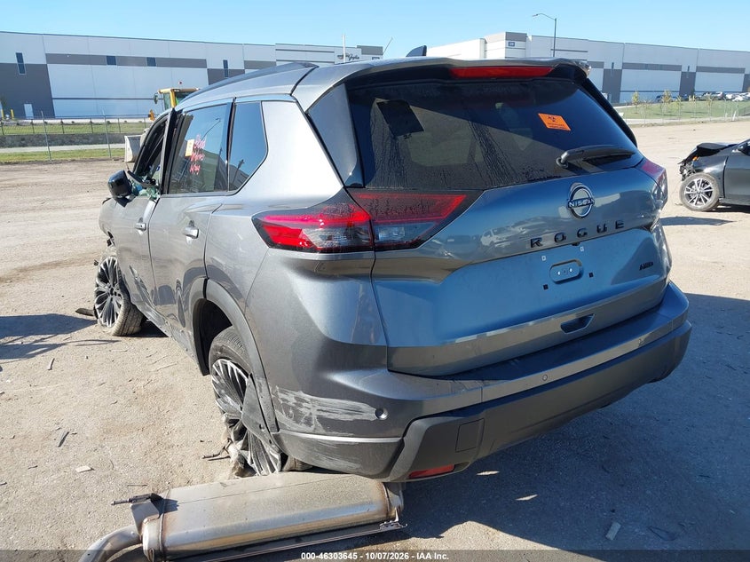 Vin: 5n1bt3bb5tc831704, lot: 46803844, nissan rogue dark armor 20263