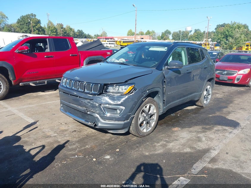 Vin: 3c4njdcb2jt282346, lot: 46803853, jeep compass limited 4x4 20182