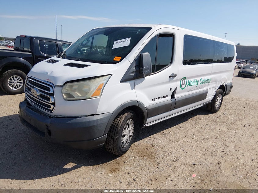 Vin: 1fbzx2zm3hka52313, lot: 46803854, ford transit-350 xlt 20172