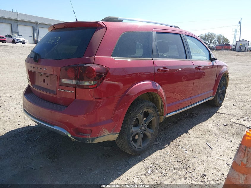Vin: 3c4pddgg8jt512722, lot: 46803882, dodge journey crossroad awd 20184