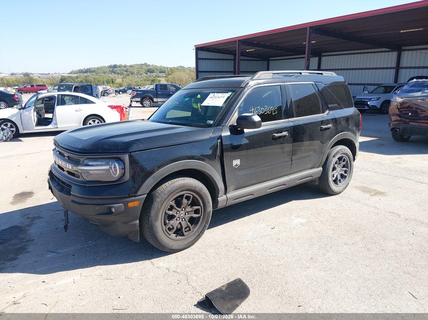 Vin: 3fmcr9b65mra97139, lot: 46803894, ford bronco sport big bend 20212