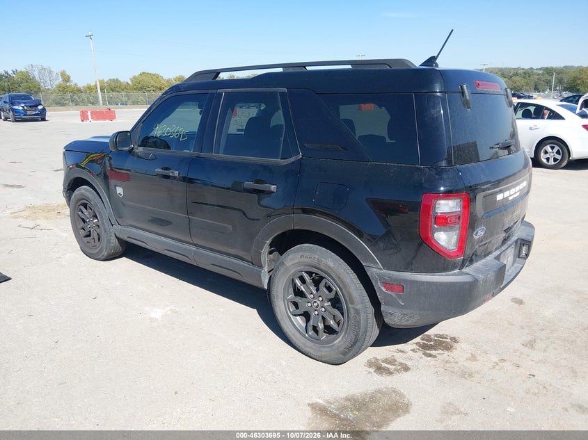 Vin: 3fmcr9b65mra97139, lot: 46803894, ford bronco sport big bend 20213