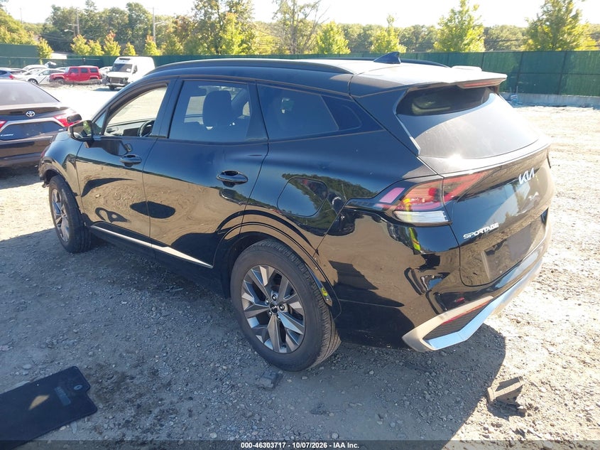 Vin: 5xyk43af6pg029962, lot: 46803916, kia sportage sx 20233