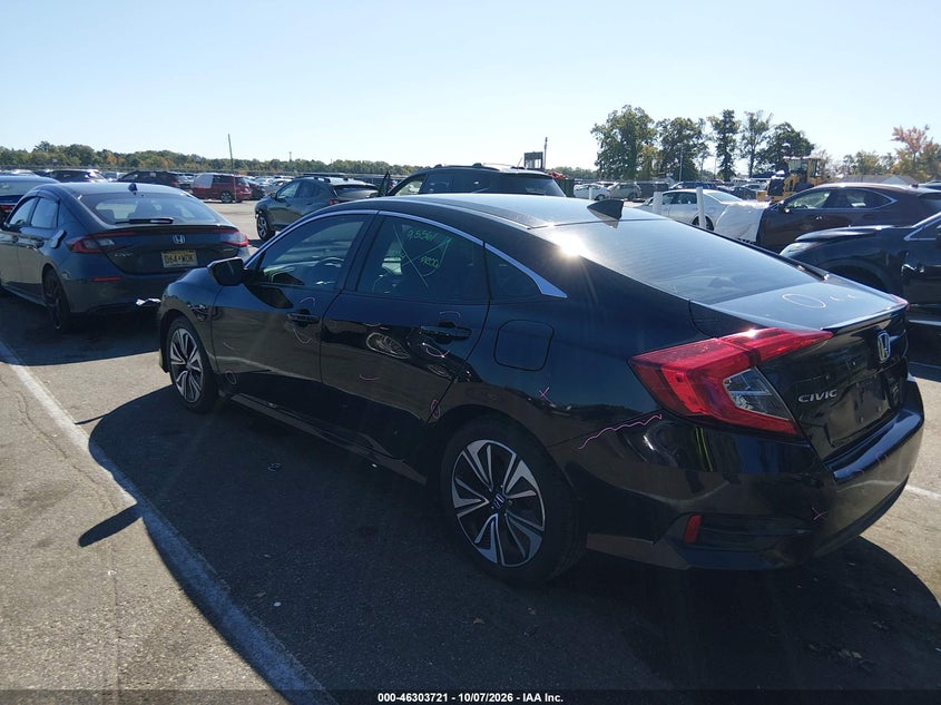 Vin: 19xfc1f71ge206022, lot: 46803920, honda civic ex-l 20163