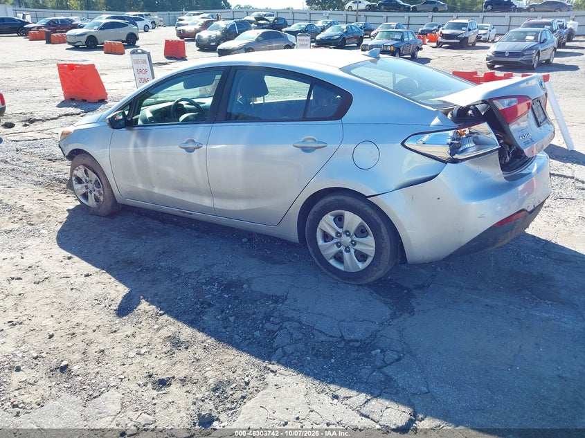 Vin: knafk4a69g5515359, lot: 46803942, kia forte lx 20163