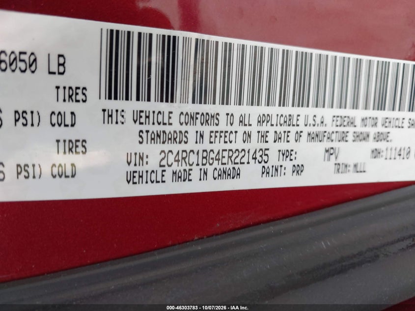 2014 CHRYSLER TOWN & COUNTRY TOURING · Фото 9