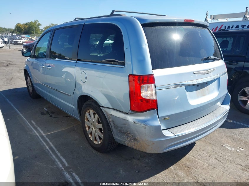 Vin: 2c4rc1bg7dr754751, lot: 46803983, chrysler town & country touring 20133