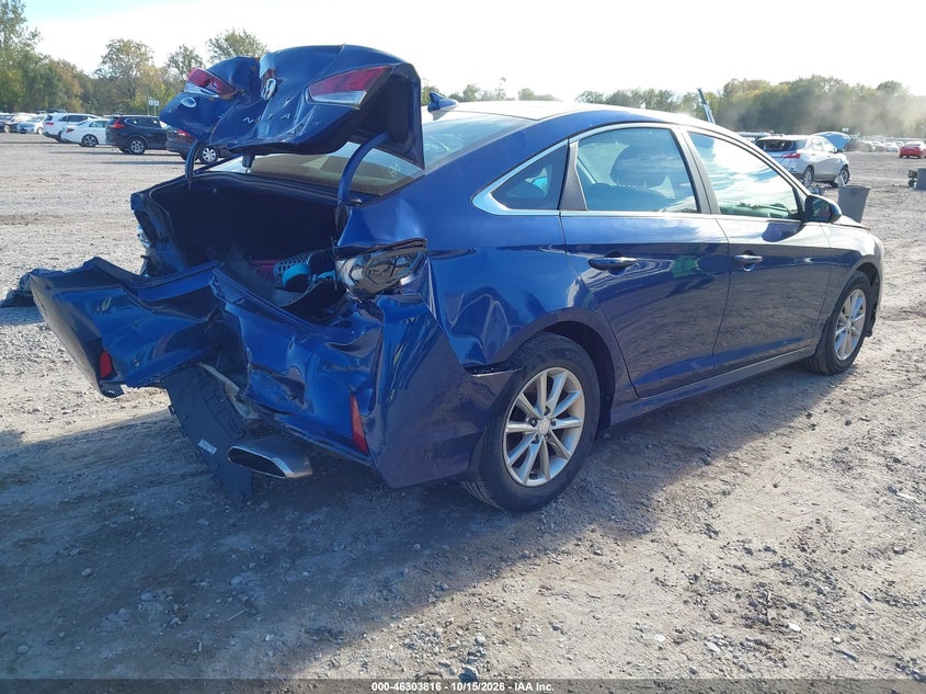 Vin: 5npe24af1kh739488, lot: 46804014, hyundai sonata se 20194