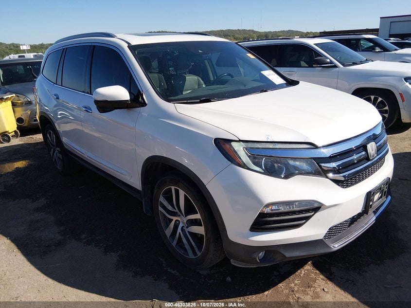 Vin: 5fnyf6h98hb006388, lot: 46804025, honda pilot touring 20171
