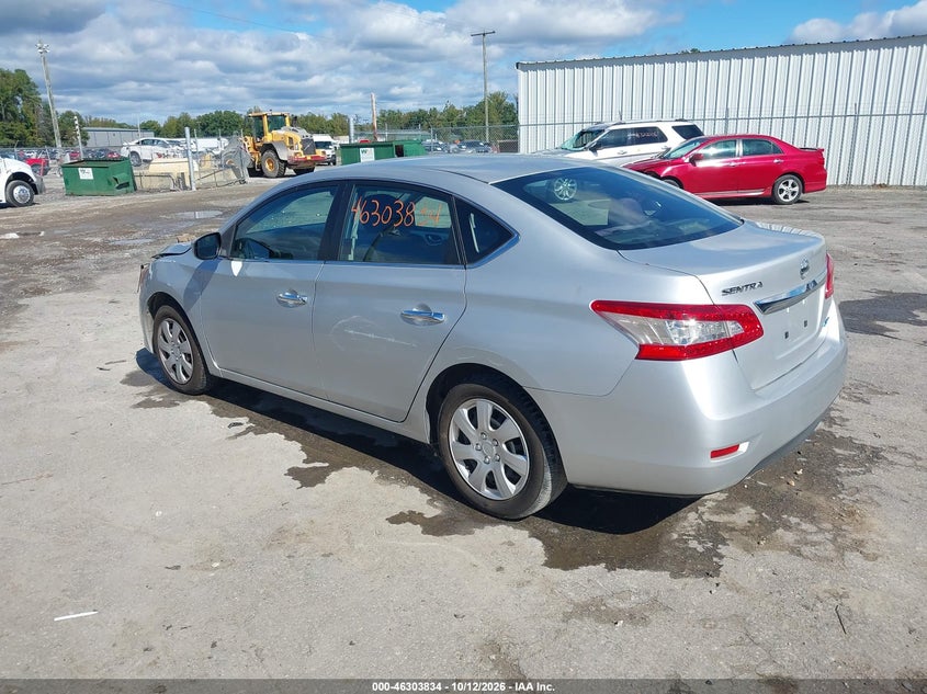 Vin: 3n1ab7ap2ey209078, lot: 46804034, nissan sentra sv 20143