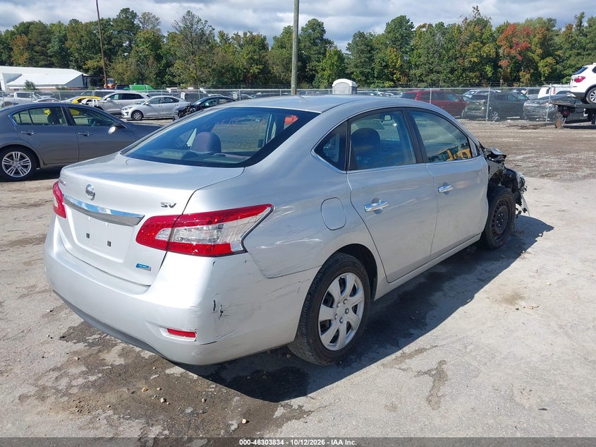 Vin: 3n1ab7ap2ey209078, lot: 46804034, nissan sentra sv 20144