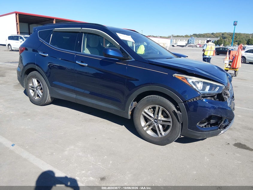 Vin: 5xyzu3lb3hg409125, lot: 46804076, hyundai santa fe sport 2.4l 2017 img_1