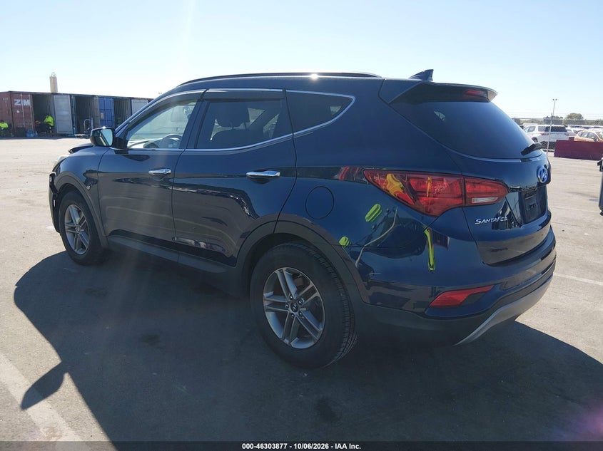 Vin: 5xyzu3lb3hg409125, lot: 46804076, hyundai santa fe sport 2.4l 20173