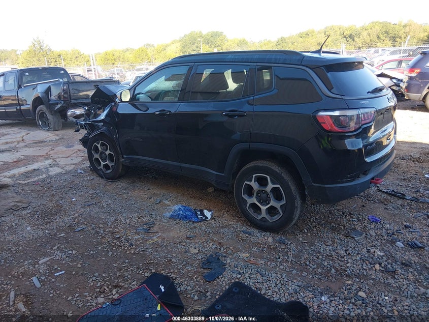 Vin: 3c4njddbxnt100865, lot: 46804088, jeep compass trailhawk 4x4 20223