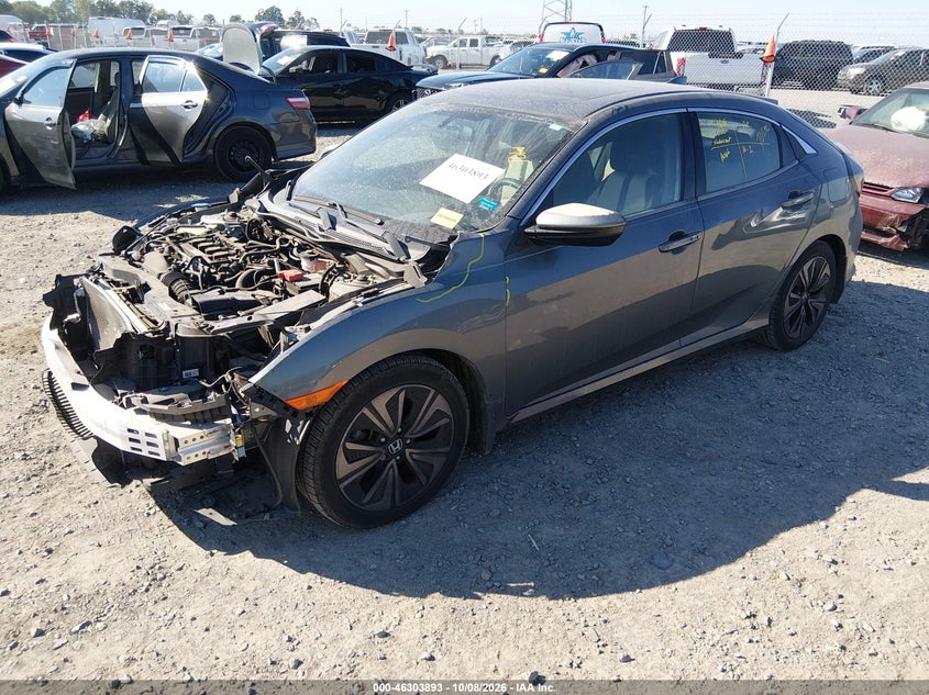 Vin: shhfk7h53hu428606, lot: 46804092, honda civic ex 20172