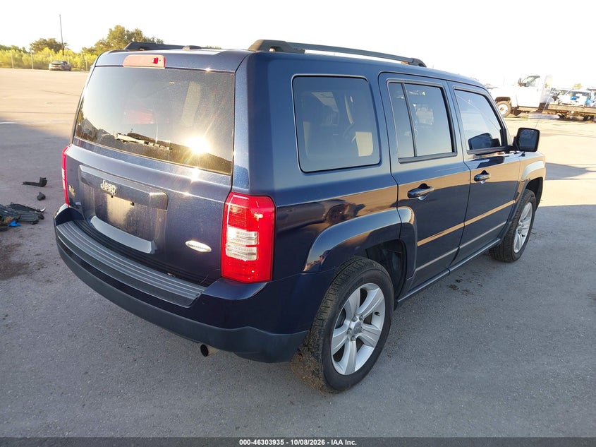 Vin: 1c4njpfa2gd789380, lot: 46804136, jeep patriot latitude 20164