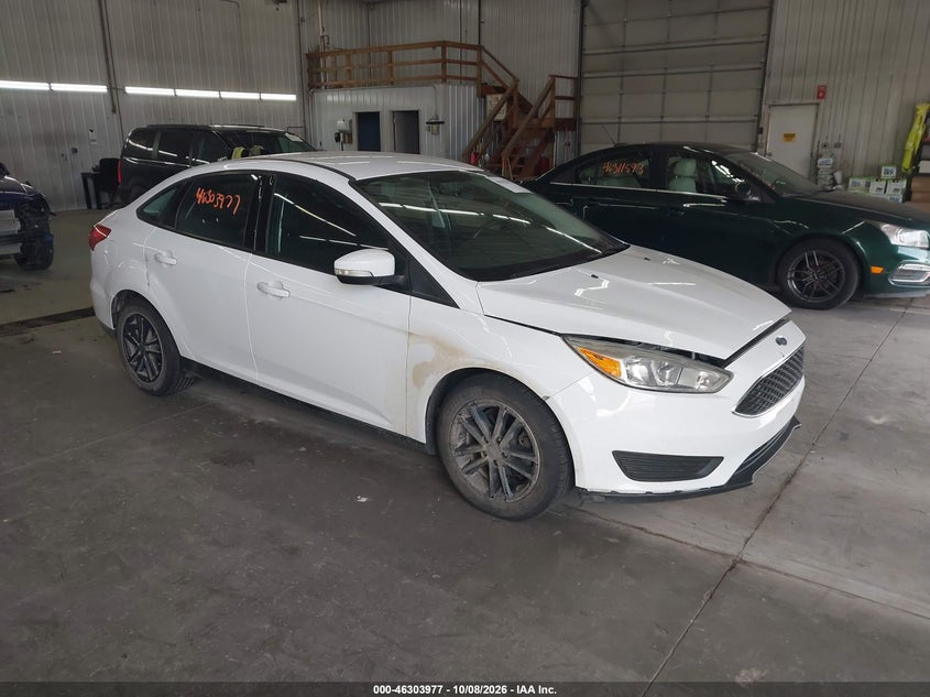 Vin: 1fadp3fe6jl244629, lot: 46804176, ford focus se 20181