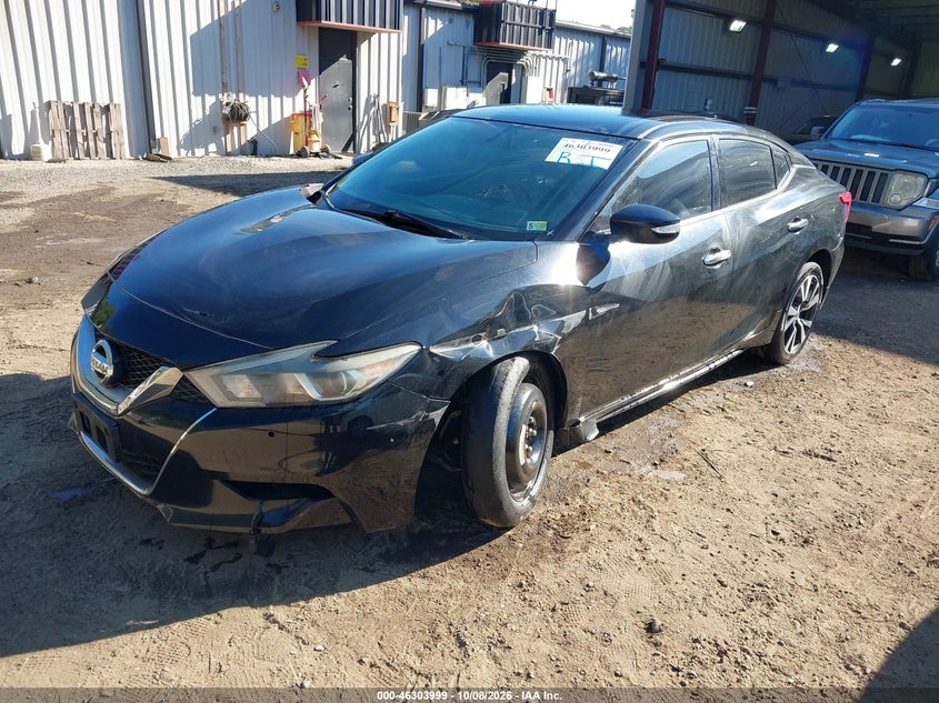 Vin: 1n4aa6ap2gc442700, lot: 46804198, nissan maxima 3.5 sv 20162